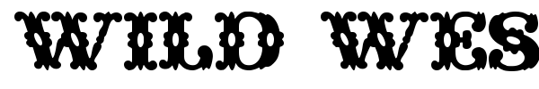 Wild West font preview